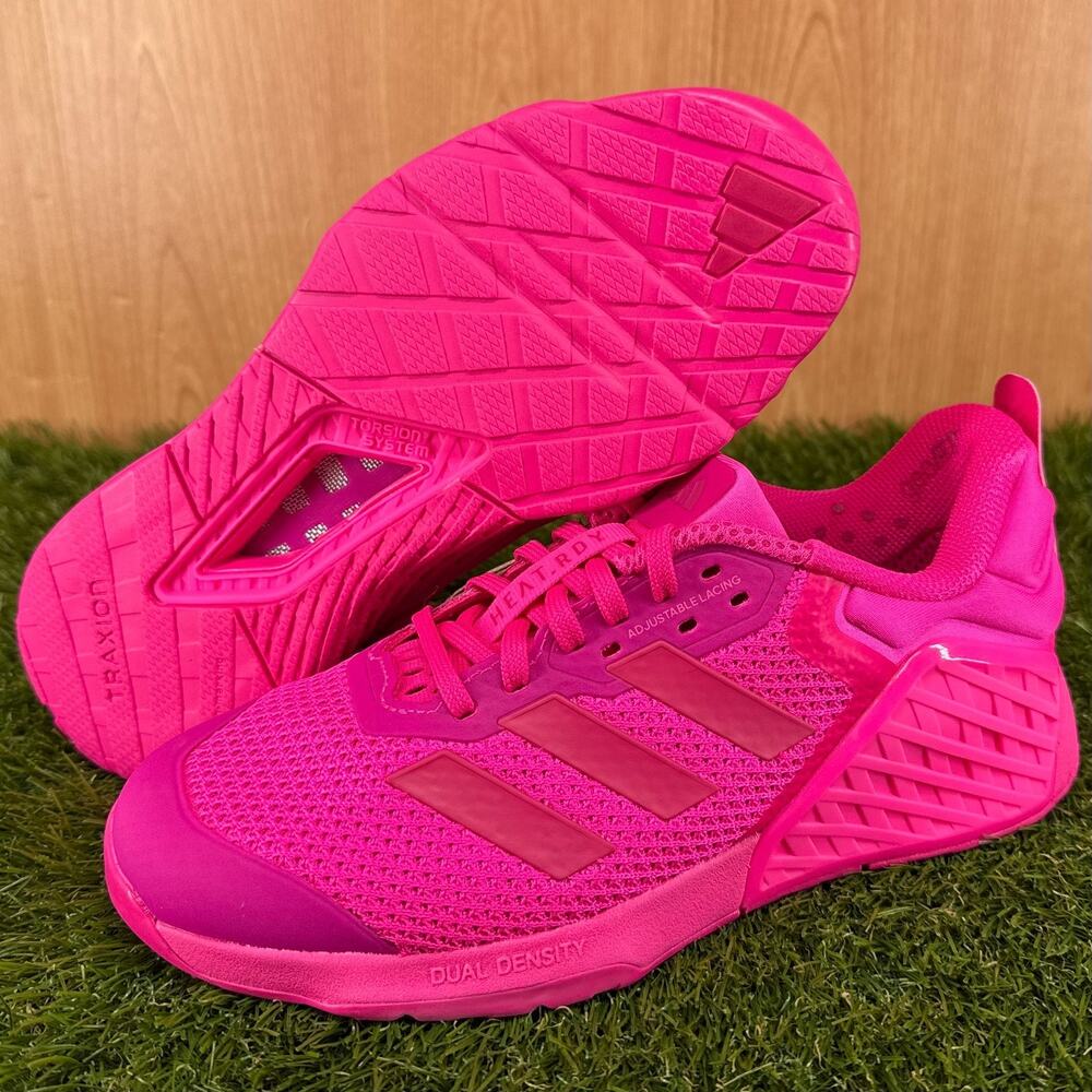 adidas Dropset 3 Shock Pink Training Shoes JR1677 Women's Size 7